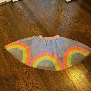 Crewcuts J.Crew rainbow sequin skit size 4/5